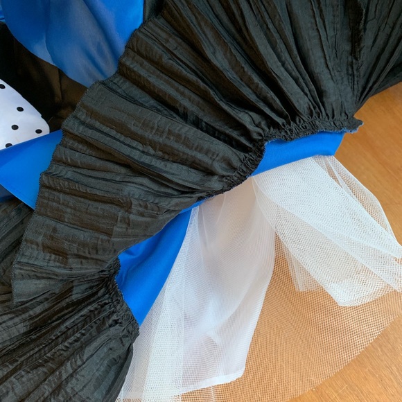 Jessica McClintock fun party dress!  Strapless! - Picture 6 of 7